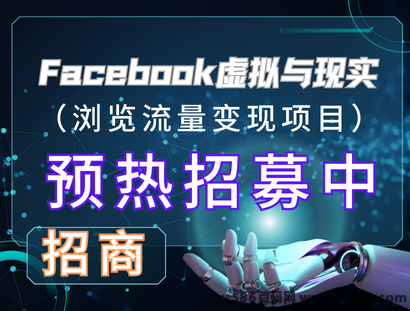 Facebook虚拟与现实（浏览流量变现）项目预热中，免费广招合作商！